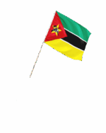 Mozambik Kleinflagge