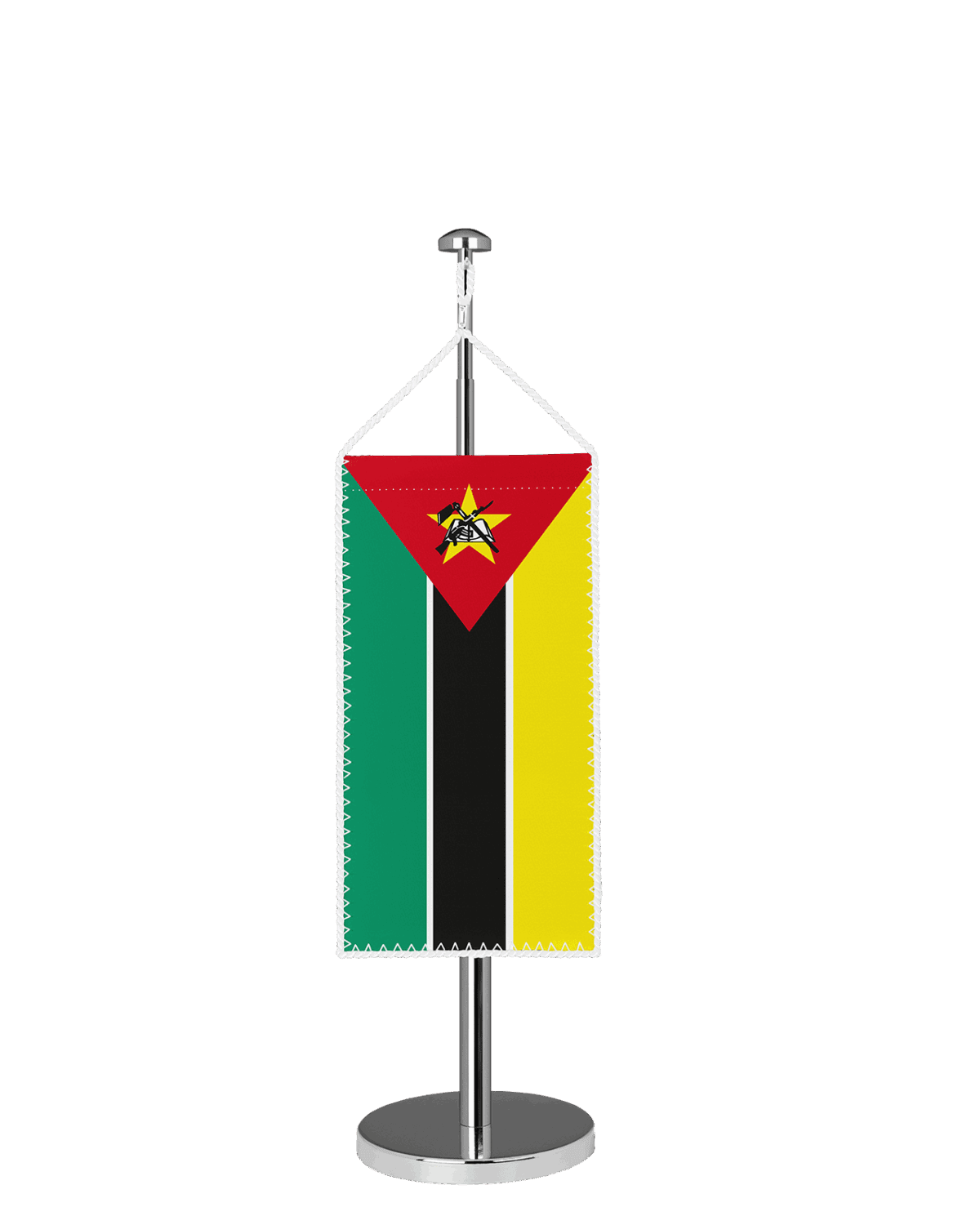 Mozambik Tischbannerfahne