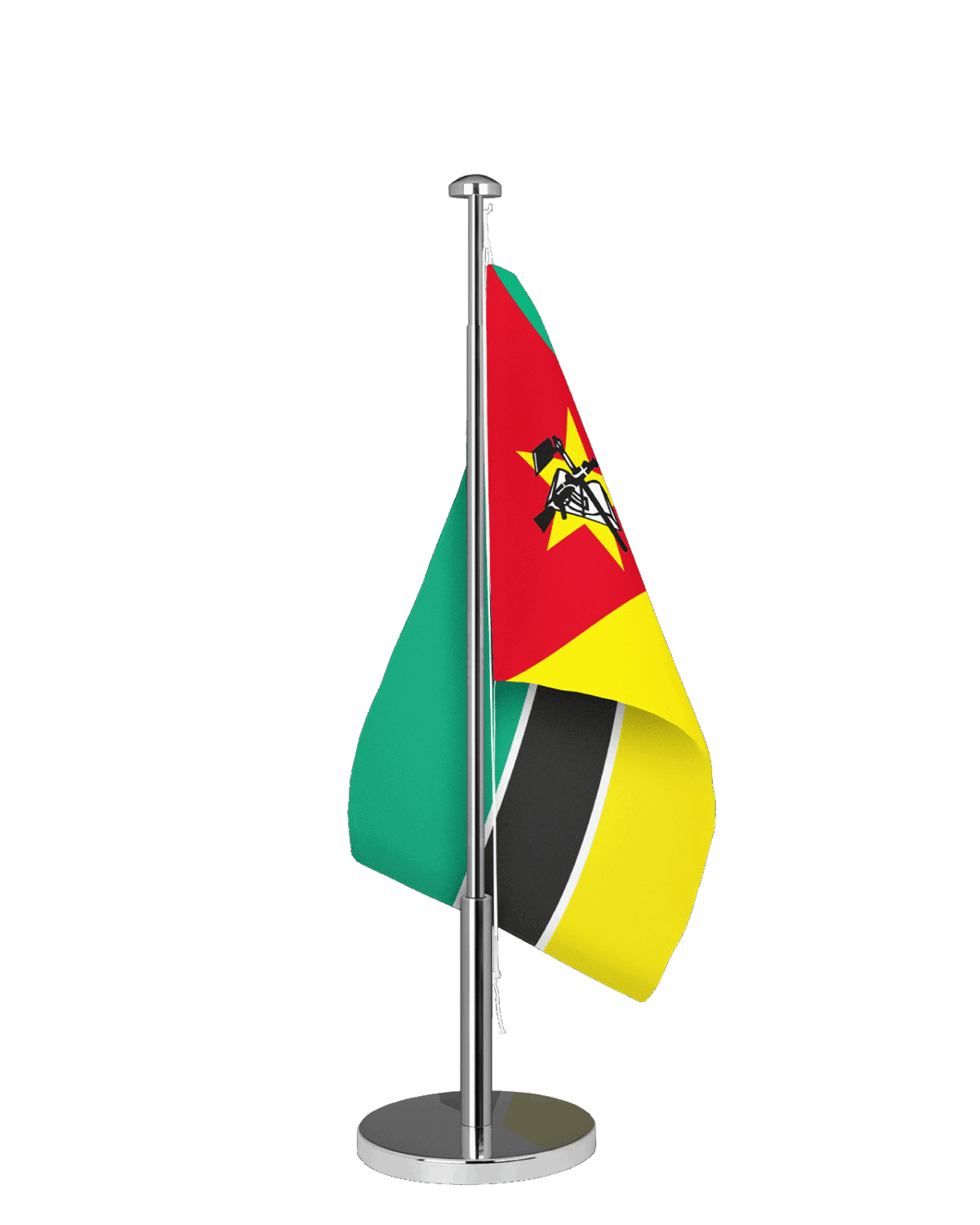 Mozambik Tischfahne