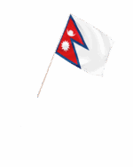 Nepal Kleinflagge