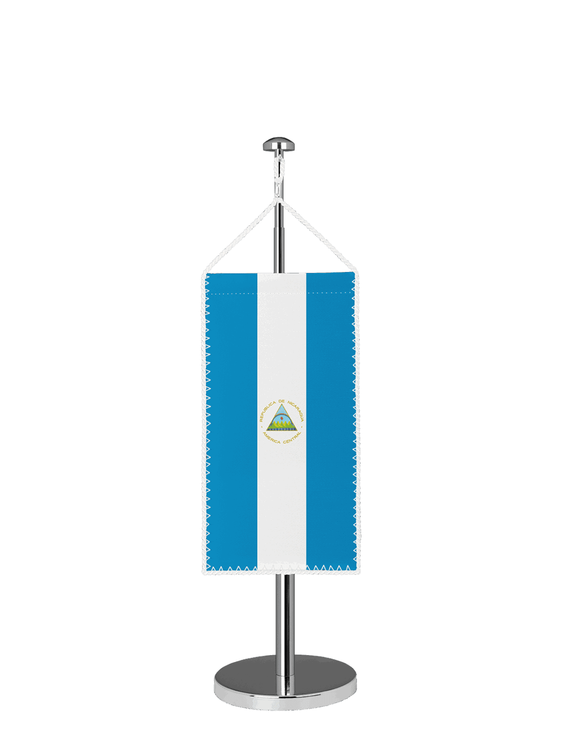 Nicaragua Tischbannerfahne