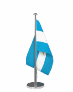 Nicaragua Tischfahne