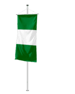 Nigeria Bannerfahne