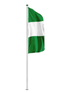 Nigeria Hochformatfahne