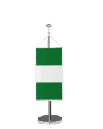 Nigeria Tischbannerfahne