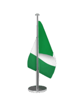 Nigeria Tischfahne