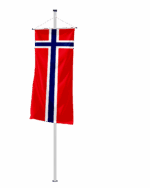 Norwegen Bannerfahne