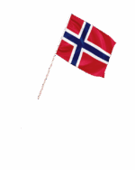 Norwegen Kleinflagge
