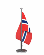Norwegen Tischfahne