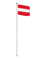 Österreich Hissfahne