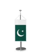 Pakistan Tischbannerfahne