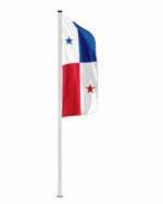 Panama Hochformatfahne