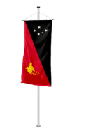Papua-Neuguinea Bannerfahne