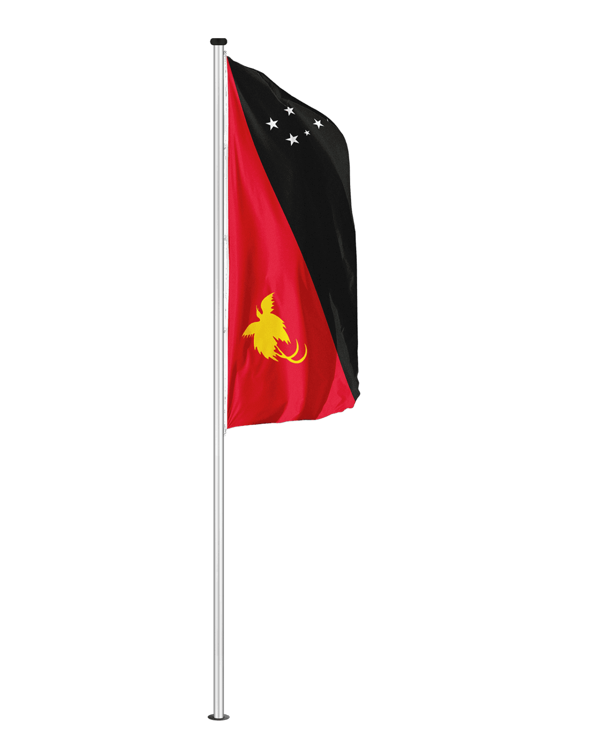 Papua-Neuguinea Hochformatfahne
