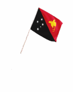 Papua-Neuguinea Kleinflagge