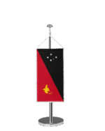 Papua-Neuguinea Tischbannerfahne
