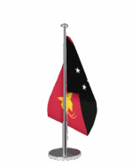 Papua-Neuguinea Tischfahne