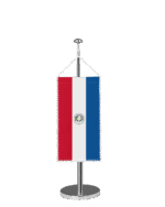 Paraguay Tischbannerfahne