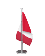 Peru Tischfahne