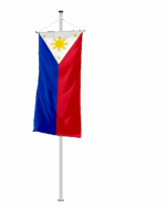 Philippinen Bannerfahne