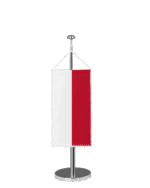 Polen Tischbannerfahne