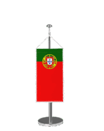 Portugal Tischbannerfahne