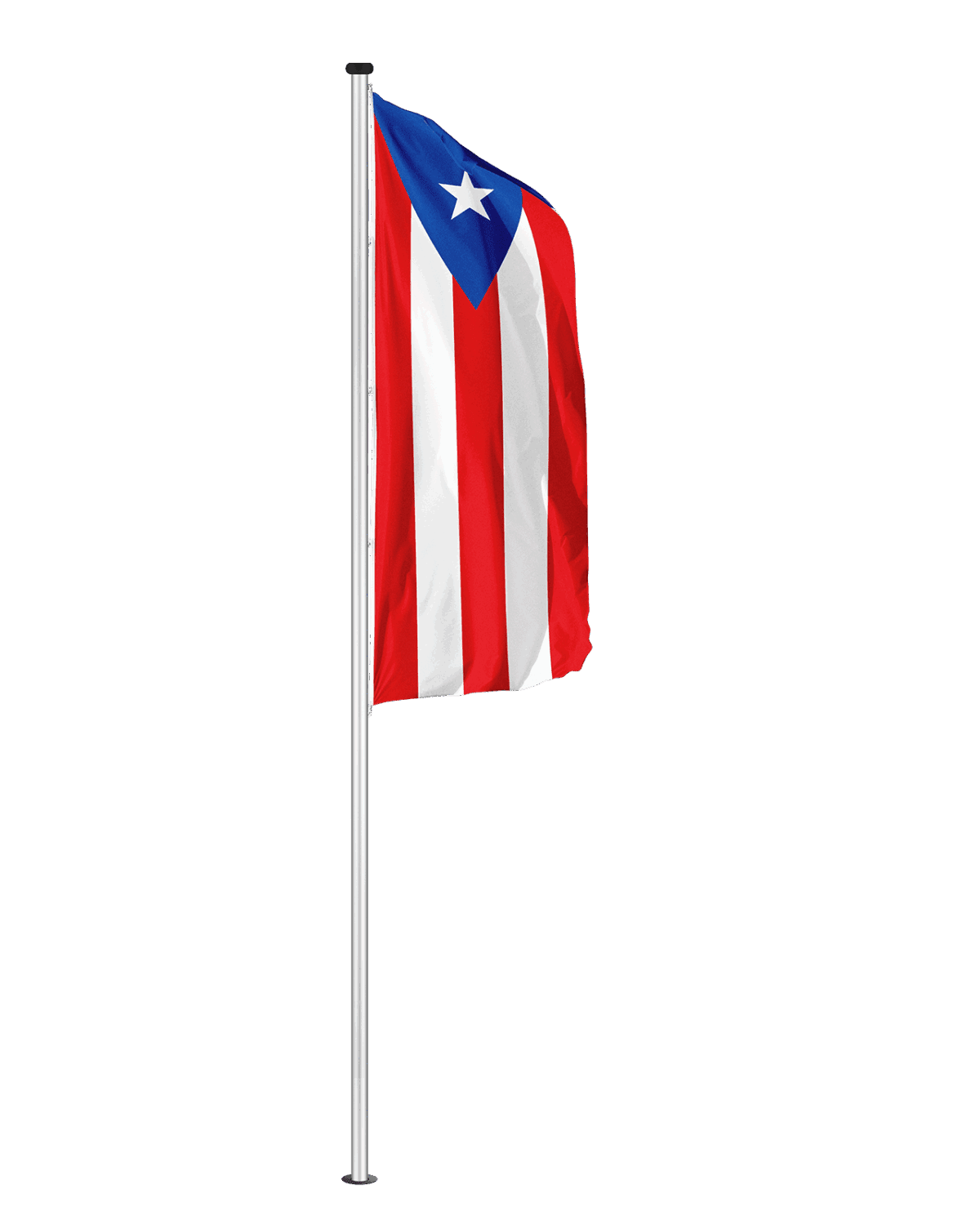 Puerto Rico Hochformatfahne