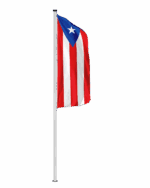 Puerto Rico Hochformatfahne
