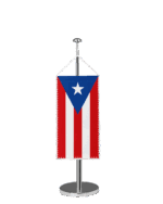 Puerto Rico Tischbannerfahne