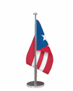 Puerto Rico Tischfahne