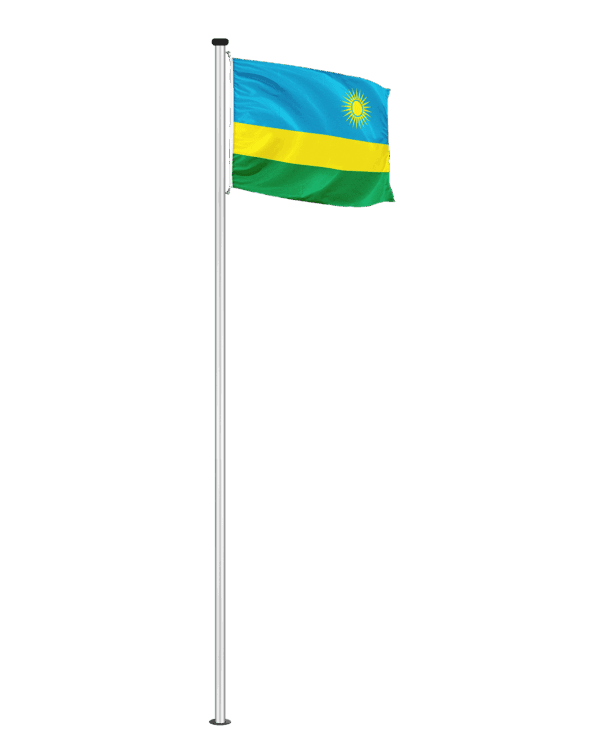 Ruanda Hissfahne