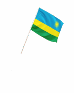 Ruanda Kleinflagge