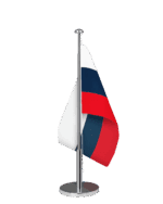 Russland Tischfahne