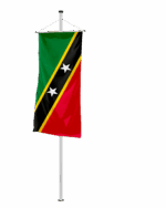 Saint Kitts and Nevis Bannerfahne
