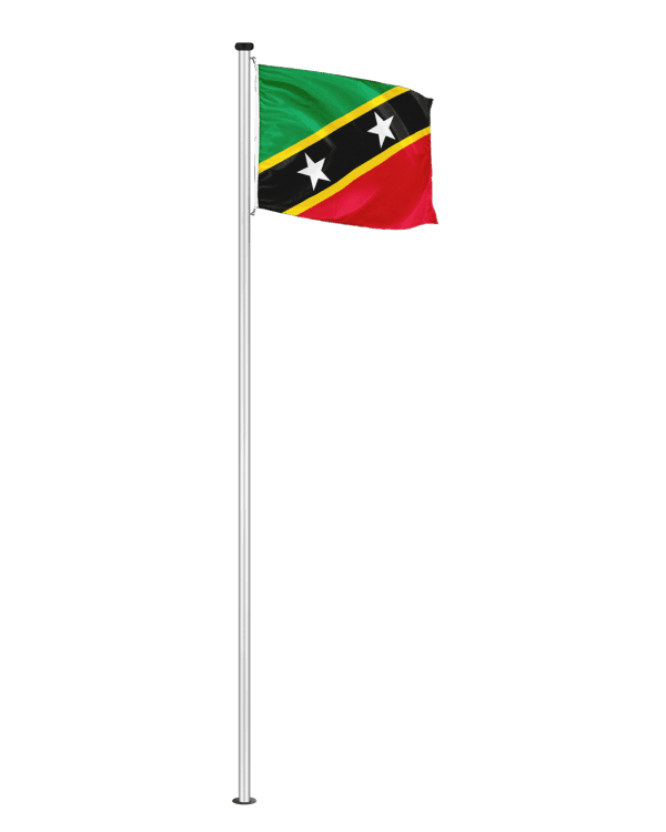 Saint Kitts and Nevis Hissfahne