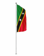 Saint Kitts and Nevis Hochformatfahne