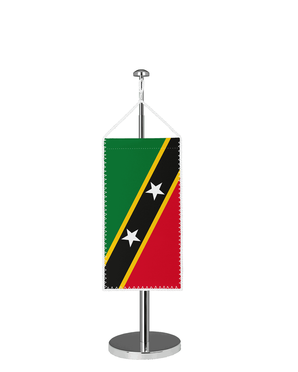 Saint Kitts and Nevis Tischbannerfahne