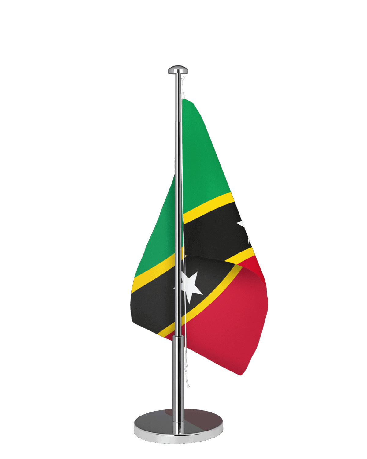 Saint Kitts and Nevis Tischfahne