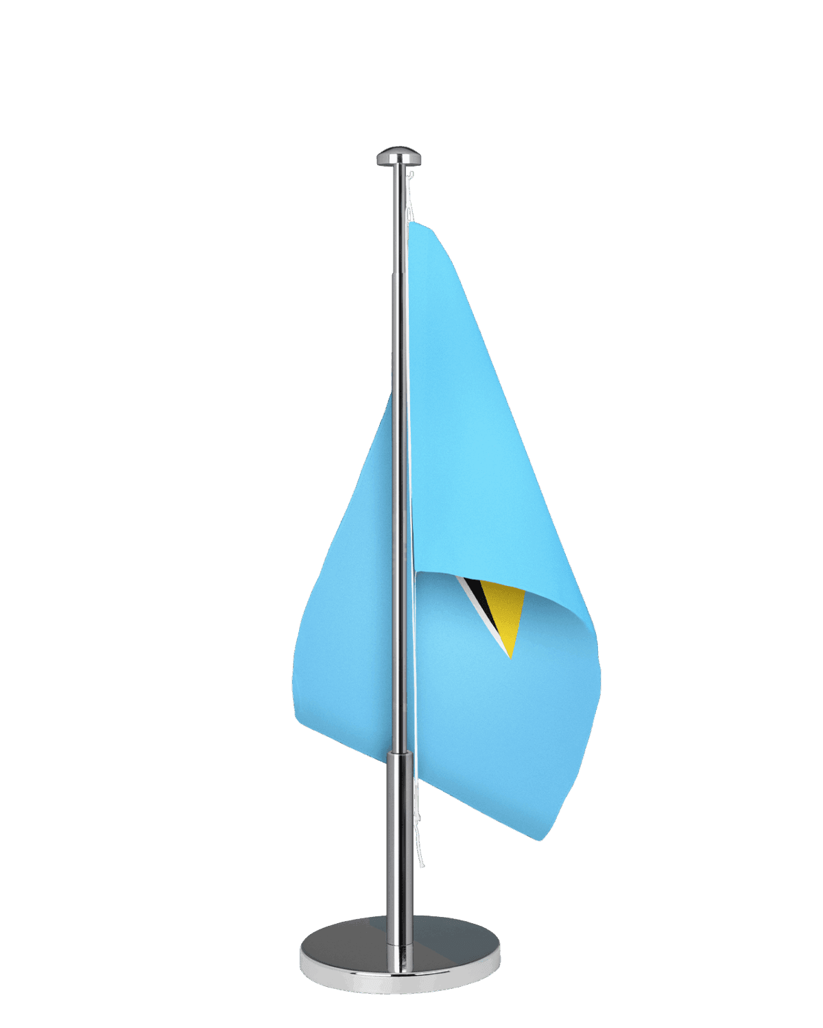 Saint Lucia Tischfahne