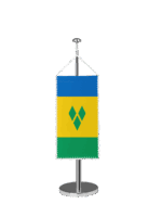 Saint Vincent Tischbannerfahne