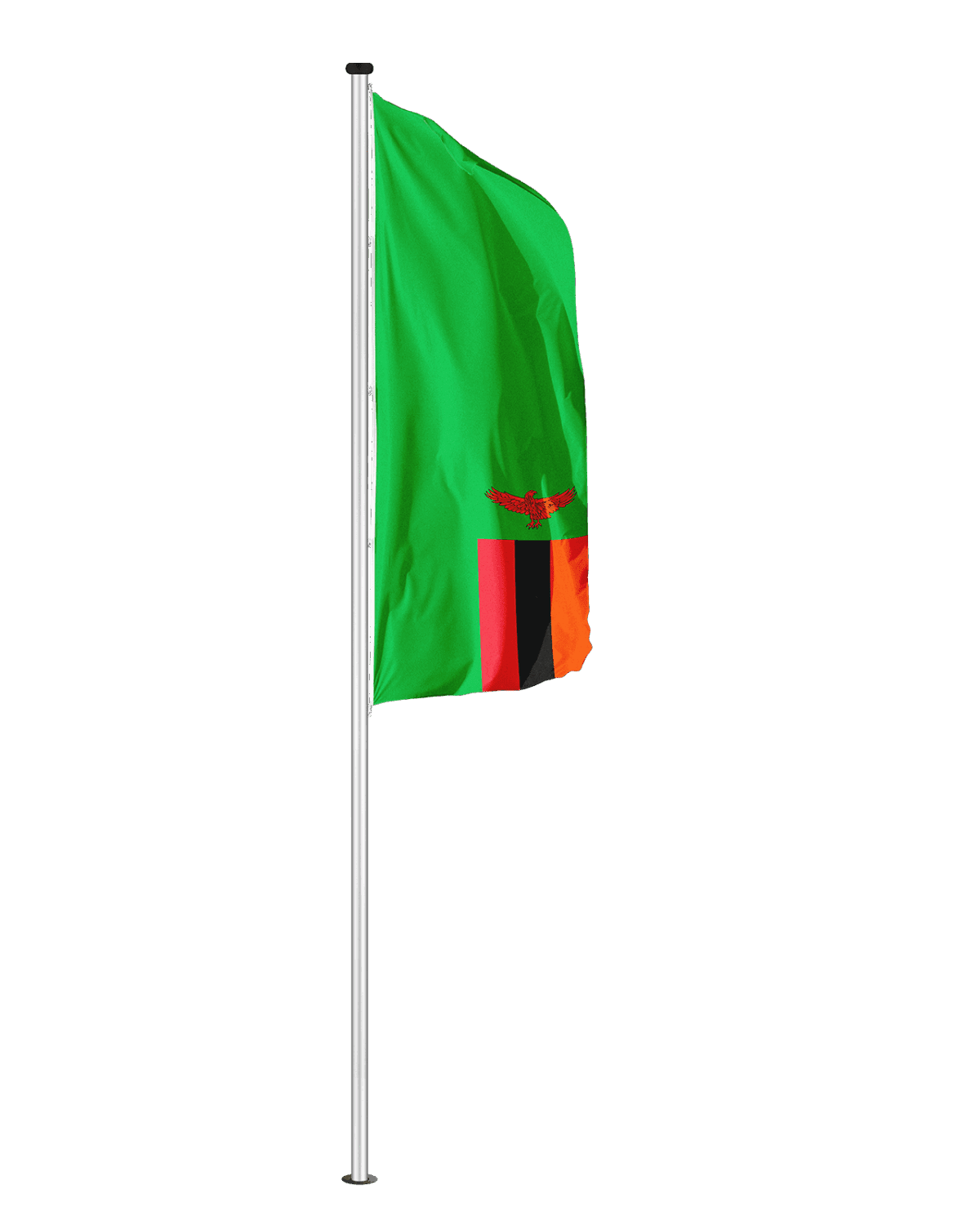 Sambia Hochformatfahne