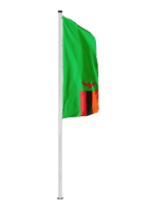 Sambia Hochformatfahne