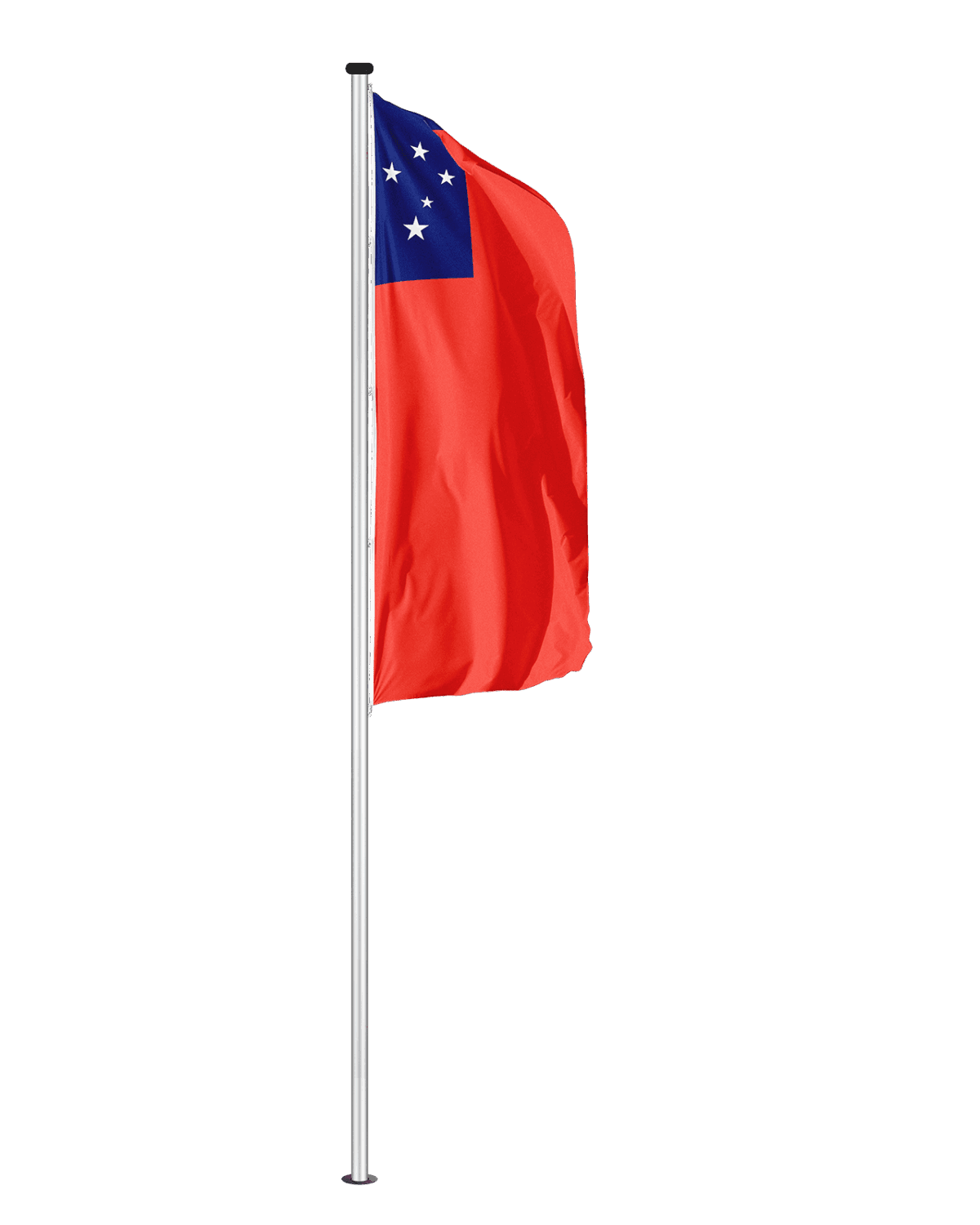 Samoa Hochformatfahne
