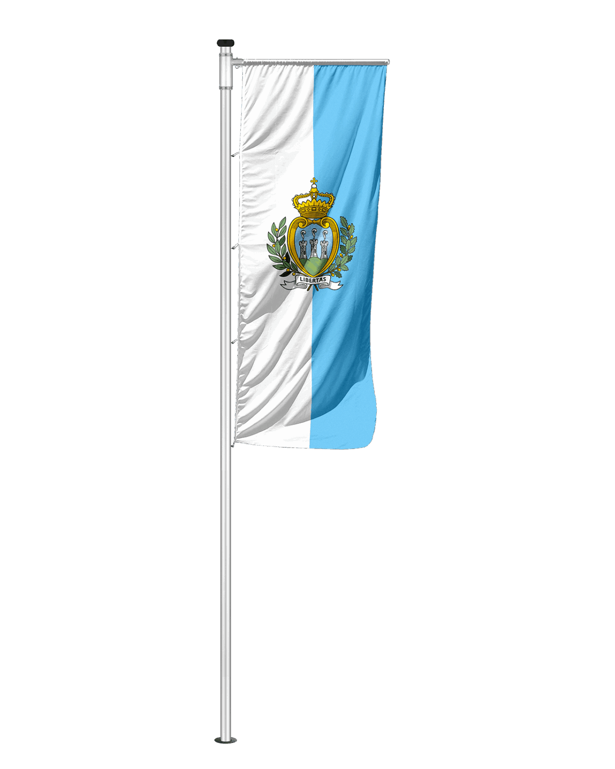 San Marino Auslegerfahne