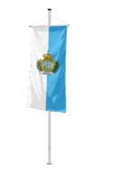 San Marino Bannerfahne
