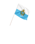 San Marino Kleinflagge