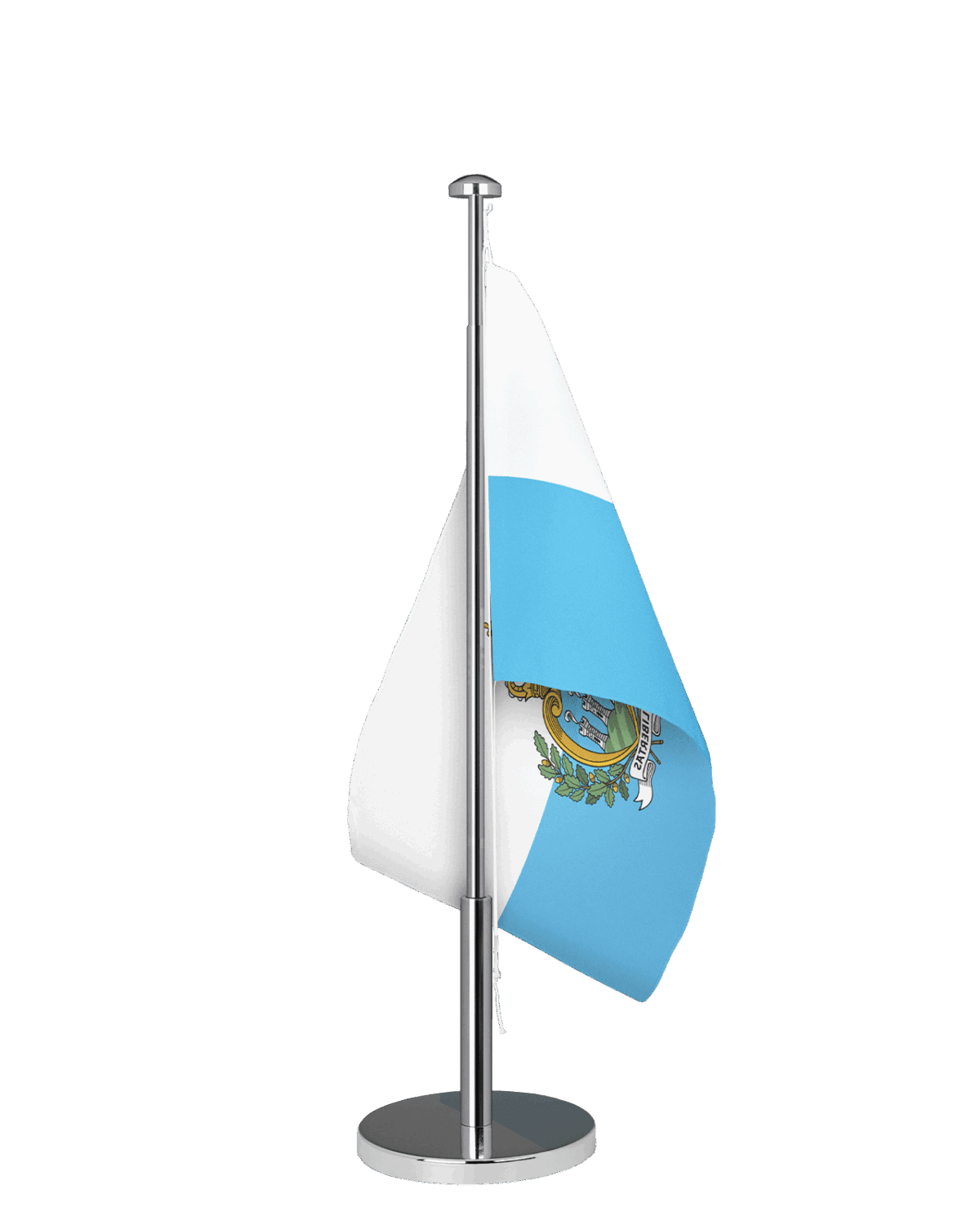San Marino Tischfahne