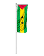 Sao Tome Auslegerfahne