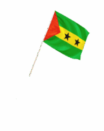 Sao Tome Kleinflagge