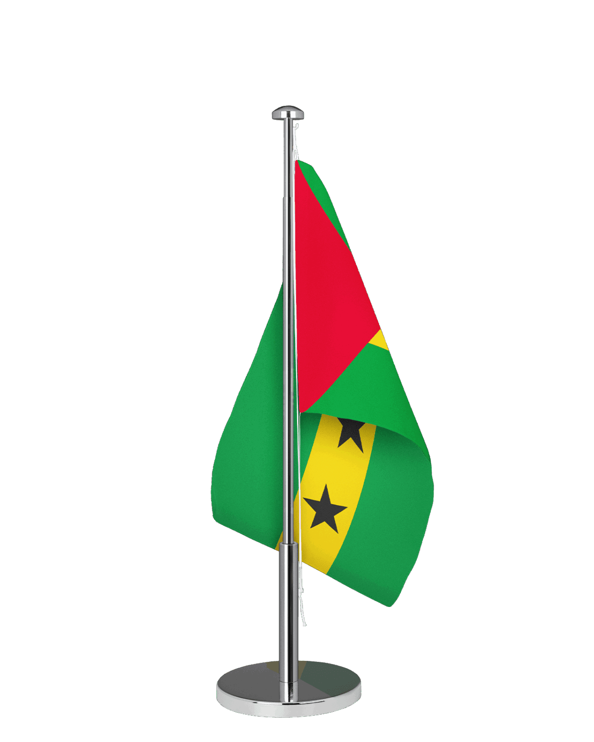Sao Tome Tischfahne